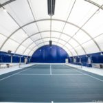 Tenisowe duety zagrały na nowych kortach